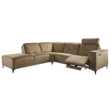 Hoekbank Leany HR schuim i.c.m. Visco schuim Brandy