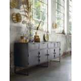 Dressoir Orizone 202 cm zwart metaal