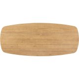 Eettafel Aska deens ovaal 260x110 teak naturel brushed
