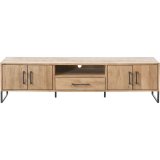 TV-meubel Piastra  mangohout naturel 48 x 188 x 40 cm