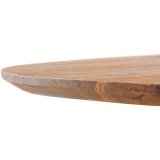 Eettafel Romaro deens ovaal 260 x 110 teak mix rough