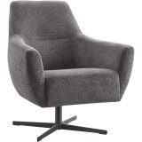 Draaifauteuil Gudo stof mito 169 onyx
