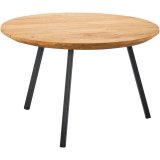 Bijzettafel Aska ø65 teak naturel brushed