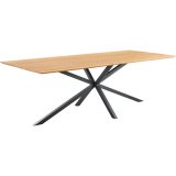 Eettafel Aska 240 x 100 teak naturel brushed