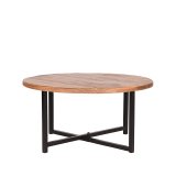Salontafel Dex rough mangohout, 80 cm
