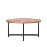 Salontafel Dex rough mangohout, 80 cm