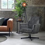 Fauteuil Toby antraciet