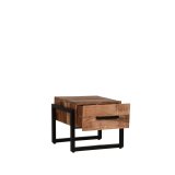 Salontafel Bolivia rough mangohout, 50x50 cm