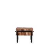 Salontafel Bolivia rough mangohout, 50x50 cm