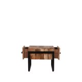 Salontafel Bolivia rough mangohout, 50x50 cm