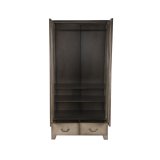 Hoge kast Fence vintage metaal, 90x50x185 cm