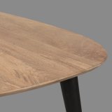 Salontafel set Rock rough mangohout, 110x64 cm