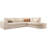Hoekbank Azara HR i.c.m. traagschuim, beige