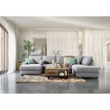 Hoekbank Florance Polyetherschuim, Lodge steel