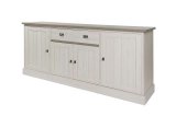 Dressoir Yumali lariks met kristal eik lichtbruin