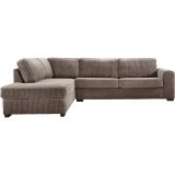 Hoekbank Pomasi soft zitting bruin