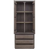 Opbergkast Lavio 210 x 86 grafiet