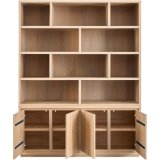 Boekenkast Lavio 210x164 natural grey