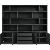 Boekenkast Lavio 210 x 242 black
