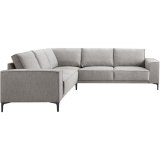 Hoekbank Calira polyether zitting grey
