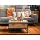 Salontafel Mesola 75 x 75 mango naturel