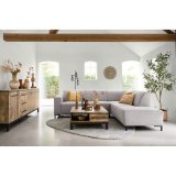 Hoekbank Alpa Pocketvering i.c.m. HR schuim Ash Grey