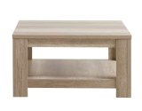 Salontafel Mocalto canyon oak, 80x80 cm