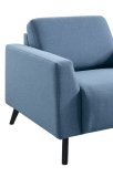 Fauteuil Nyborg topline met HR-schuim zitting turquoise