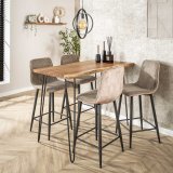 Bartafel edge 130 / Massief acacia naturel