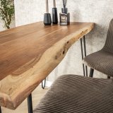 Bartafel edge 130 / Massief acacia naturel