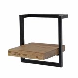 Wandplank edge 30cm / Massief acacia naturel