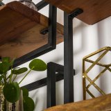 Wandplank edge 40cm / Massief acacia naturel