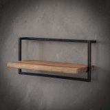 Wandplank edge 65cm / Massief acacia naturel