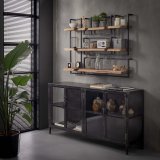 Wandplank edge 100cm / Massief acacia naturel