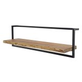 Wandplank edge 100cm / Massief acacia naturel