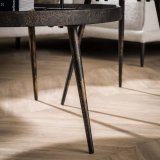 Salontafel set/2 rond Metallic Grijs