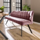 Eetkamerbank Raster 180 roze