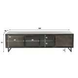 TV-meubel Rift 180 x 50 Rift metal
