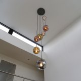 Hanglamp Stellar 7L oud zilver