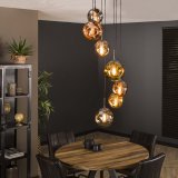 Hanglamp Stellar 7L oud zilver