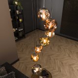 Hanglamp Stellar 7L oud zilver