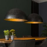 Hanglamp Dome 2x Ø60 charcoal