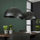 Hanglamp Dome 2x Ø60 charcoal