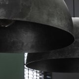 Hanglamp Dome 2x Ø60 charcoal