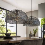 Hanglamp Armor 2L Ø60 zwart bruin