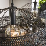 Hanglamp Armor 2L Ø60 zwart bruin