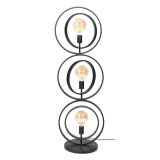 Vloerlamp 3L Turn around Charcoal