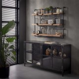 Wandplank edge 40cm / Massief acacia naturel