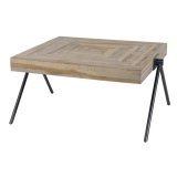 Salontafel Teca Balance 80x80 Teakhout verweerd