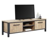 TV-meubel Mendiga 53 x 183 orange teak wood